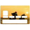 Sticker carte bleu Moto