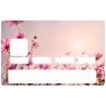 Autocollant CB paquerette rose sous le soleil