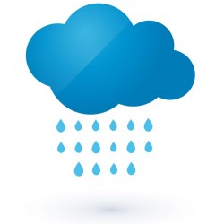 Sticker nuage neige