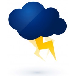 Sticker nuage pluie