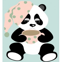 Sticker pandas love you