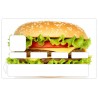 Sticker carte bleu burger