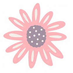 Sticker panda noir empreinte coeur