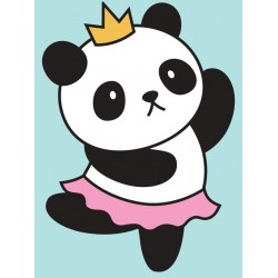 Sticker bébé panda
