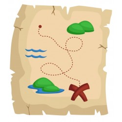 Sticker île trésor