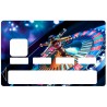 Autocollant carte bancaire casino