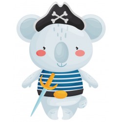Sticker singe tenue pirate