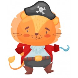 Sticker chat tenue pirate