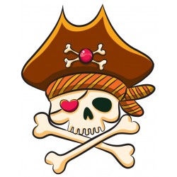 Sticker bonhomme épée