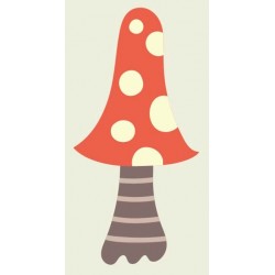 Sticker arbre vert clair blanc