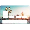 Autocollant carte bancaire londres