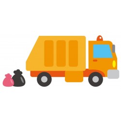 Sticker camion pompiers rouge