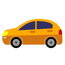 Sticker avion bleus violet