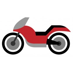 Sticker voiture jaune orange