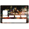 Autocollant carte bancaire urbain