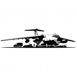 Sticker avion aérodrome