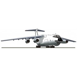 Sticker avion grisé blanc
