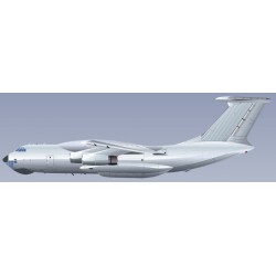 Sticker avion fond grisé