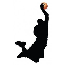 Sticker avion noir uni