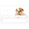 Autocollant carte bancaire Bulldog
