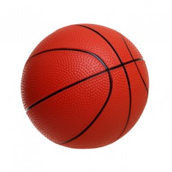 Sticker ballon basket orange