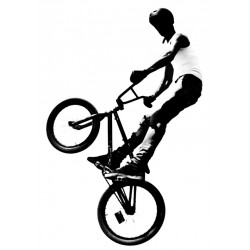 Sticker figure bmx envers