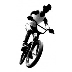 Sticker figure équilibre roue