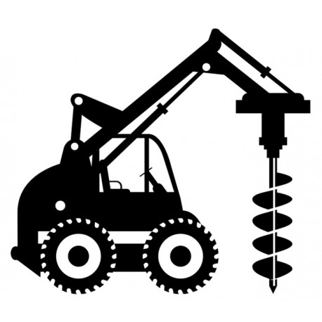 Sticker tracteur roulant grue