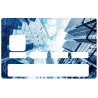 Sticker carte bleu New York
