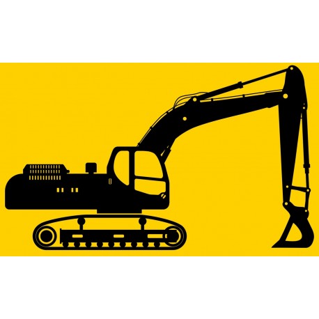 Sticker tracteur noir