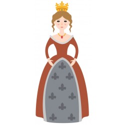Sticker chevalier jaune vert