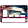 Autocollant carte bleu refflet