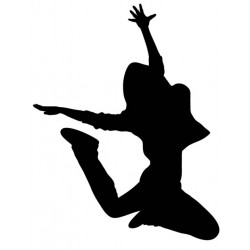 Sticker homme posture danseur