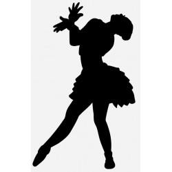 Sticker couple danse fusionnelle
