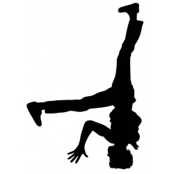 Sticker danseuse folklorique