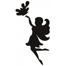 Sticker fée baguette magique