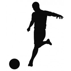 Sticker joueur passe ballon