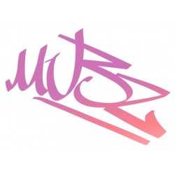 Sticker hiphop nuances violet