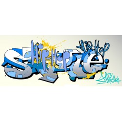 Sticker stale violet noir