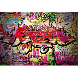 Sticker matern jaune rose