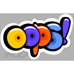 Sticker bombe ailes fond noir