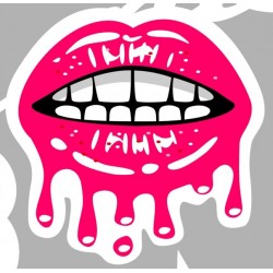Sticker bulle !!! fond gris