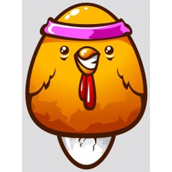 Sticker champignon fantôme