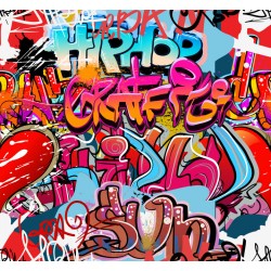 Sticker love arc-en-ciel