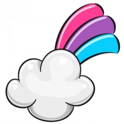 Sticker couronne or