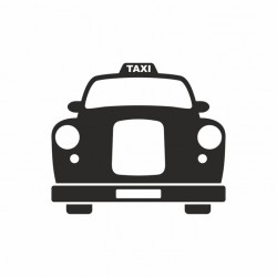 Sticker paysage londonien retro