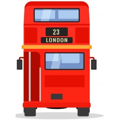 Sticker 23 bus london