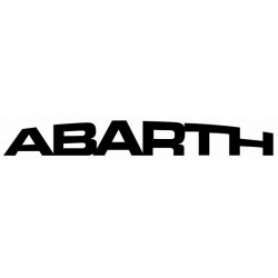 Stickers Abarth rouge