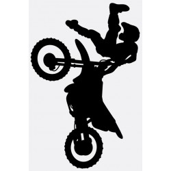 Sticker moto figure poirier