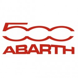 Stickers Abarth frise noire